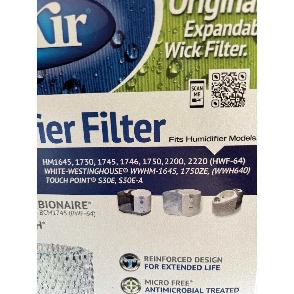 BestAir Humidifier‎ Wick Filter SunbeamBionaireHamilton Replacement USA 1 Filter